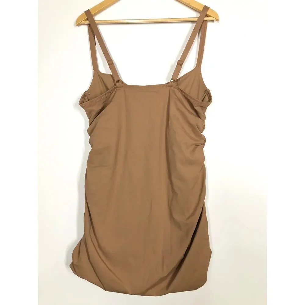Skims Sculpting Swim Ruched One Piece Sienna NWT Size 2X